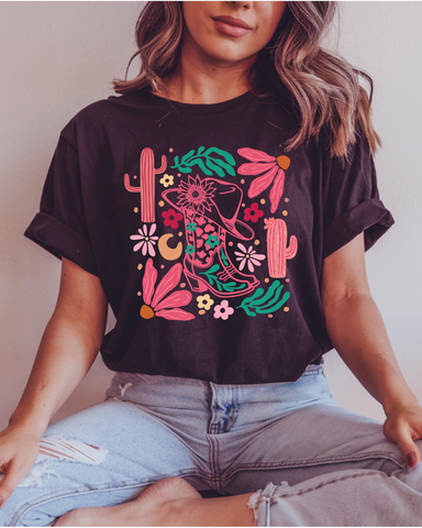 Floral Boot