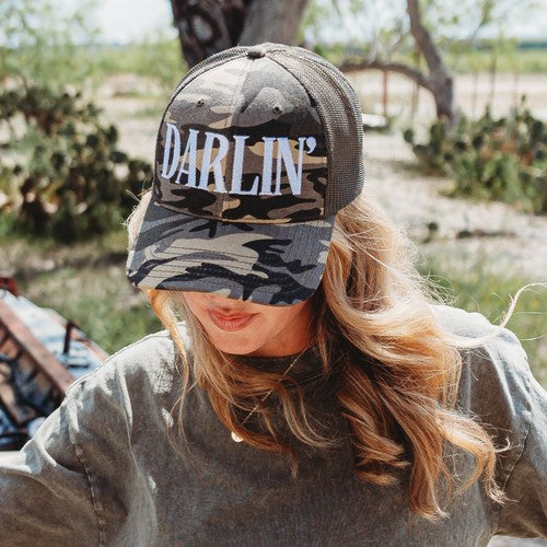 Darlin' Camouflage Trucker Hat